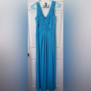 Signature by Sangria Aqua Dress